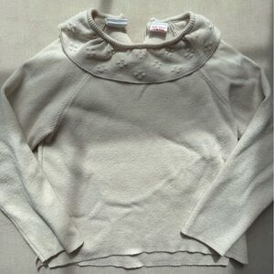 Zara Girls Cream Women's Sweater 4-5